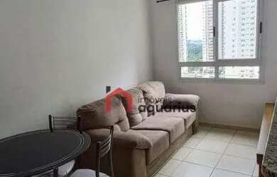 Imagem: O apartamento possui 1 Dormitório, 1 Banheiro, 1 Vaga na garagem