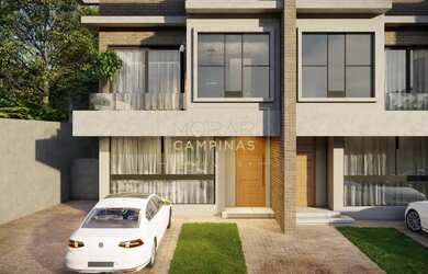 Imagem: A casa em condomínio possui 3 Dormitórios, 4 Banheiros, 2