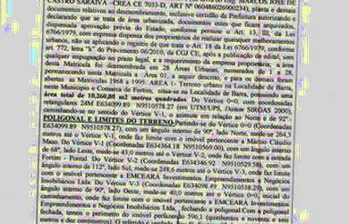 Imagem 15: Terrenos Urbanos Fortim, para 20 lotes Escritura