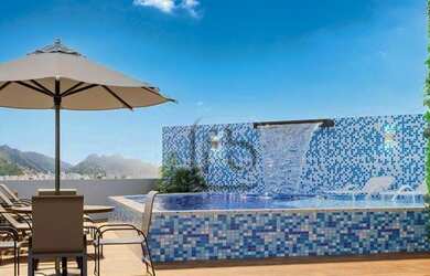 Imagem 4: Ornato Tijuca. Piscina, Churrasqueira, Varandae75m² de Área