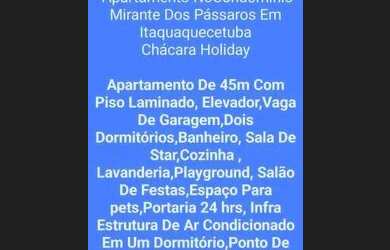 Imagem 1: Alugo ap em itaqua. 46m² de Área, 1 Vaga na garageme2 Dormitórios