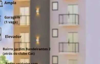 Imagem: O apartamentoe possui 2 Dormitórios, 3 Banheiros, 1 Vaga na