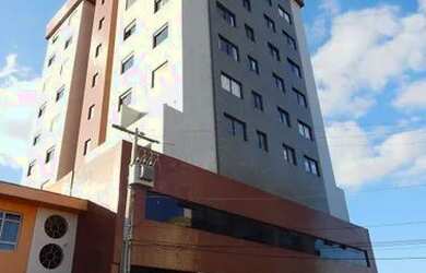 Imagem: O apartamento possui 1 Dormitório, 1 Banheiro, 1 Vaga na garagem