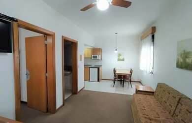 Imagem: O apartamento possui 1 Dormitório, 1 Banheiro, 45m² de Área