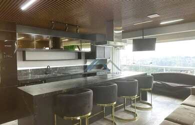 Imagem: O apartamento possui 1 Dormitório, 2 Banheiros, 1 Vaga na garagem