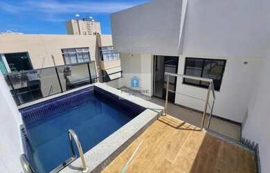 Imagem: O apartamento na cobertura possui 2 Dormitórios, 2 Banheiros