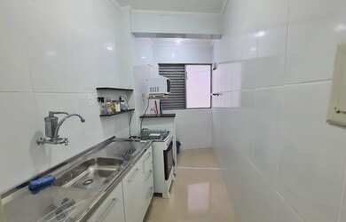 Imagem 8: Kitão dividido em 01 dormitório vista mar no Canto do Forte em Praia...