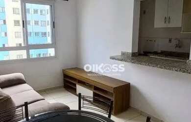 Imagem: O apartamento possui 1 Dormitório, 1 Banheiro, 1 Vaga na garagem