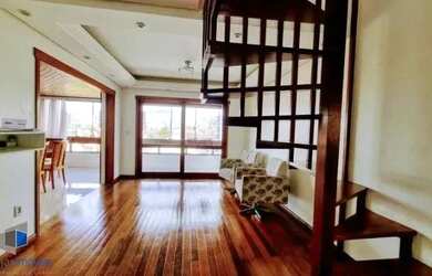 Imagem: O apartamento na cobertura possui 4 Dormitórios, 4 Banheiros