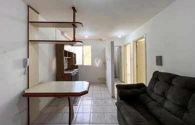 Imagem: O apartamento possui 2 Dormitórios, 1 Banheiro, 1 Vaga na garagem