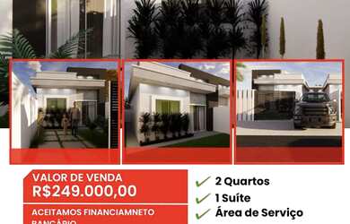 Imagem: Vendo casa na planta com preço imperdível