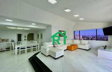 Imagem: O apartamento na cobertura possui 4 Dormitórios, 5 Banheiros