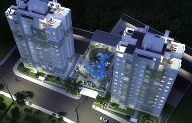 Imagem: O apartamento na cobertura possui 3 Dormitórios, 4 Banheiros