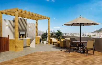 Imagem 3: Ornato Tijuca. Piscina, Churrasqueira, Varandae75m² de Área