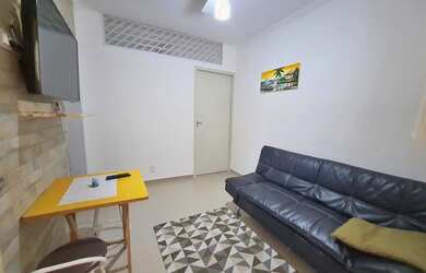 Imagem 2: Kitão dividido em 01 dormitório vista mar no Canto do Forte em Praia...