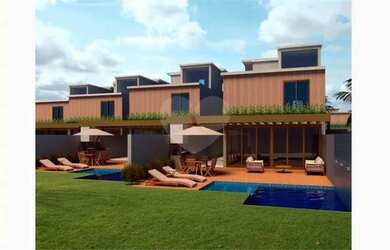 Imagem: A casa em condomínio possui 5 Dormitórios, 5 Banheiros, 2