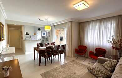 Imagem 12: Apartamento mobiliado com 3 quartos, sacada com churrasqueira, no bairro...