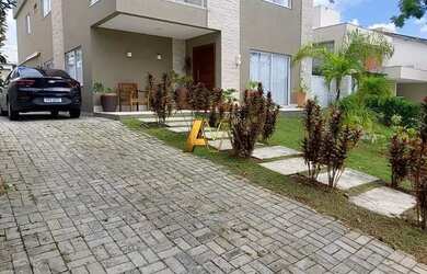 Imagem: A casa em condomínio possui 4 Dormitórios, 5 Banheiros, 5