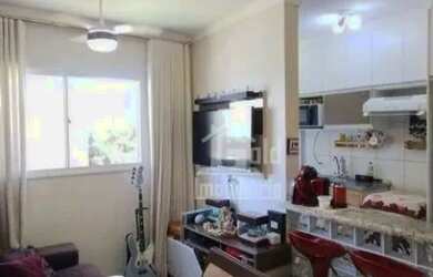 Imagem: O apartamento possui 2 Dormitórios, 1 Banheiro, 1 Vaga na garagem