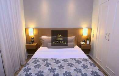 Imagem: O studio possui 1 Dormitório, 1 Banheiro, 1 Vaga na garagem