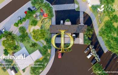 Imagem: O terreno possui 200m² de Área, Imóvel novo e está localizado