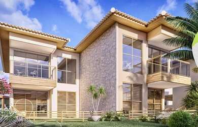 Imagem: A casa possui 4 Dormitórios, 5 Banheiros, 2 Vagas na garagem