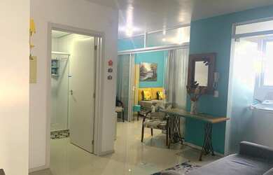 Imagem: O apartamento na cobertura possui 2 Dormitórios, 1 Banheiro