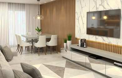 Imagem: O apartamento possui 3 Dormitórios, 2 Banheiros, 2 Vagas na