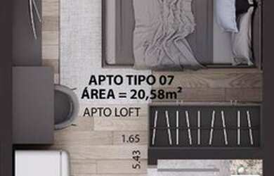 Imagem 4: Apartamento com 1 dormitório à venda, 27 m² por R$ 199.000,00 - Tambauzinho...