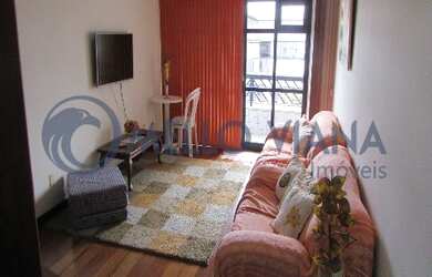 Imagem: O apartamento possui 1 Dormitório, 1 Banheiro, 1 Vaga na garagem