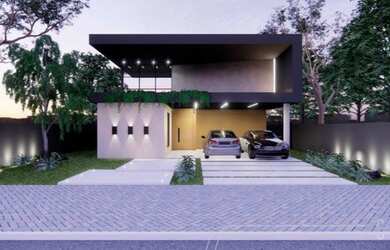 Imagem: A casa em condomínio possui 3 Dormitórios, 3 Banheiros, 4