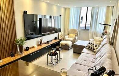 Imagem: O apartamento na cobertura possui 3 Dormitórios, 5 Banheiros