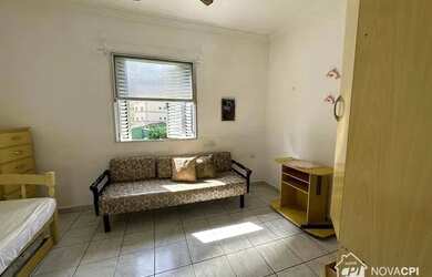 Imagem: O apartamento possui 1 Dormitório, 1 Banheiro, 1 Vaga na garagem