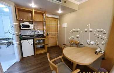 Imagem: O studio para alugar possui 1 Dormitório, 1 Banheiro, 1 Vaga