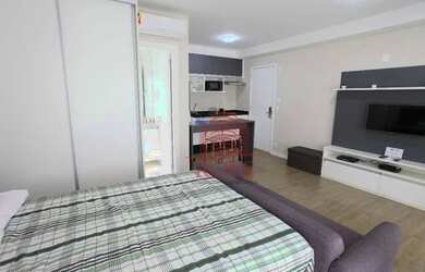 Imagem: O apartamento para alugar possui 1 Dormitório, 1 Banheiro