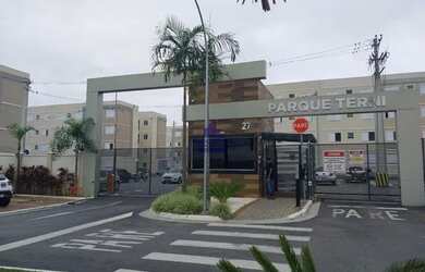 Imagem: O apartamento possui 2 Dormitórios, 1 Banheiro, 1 Vaga na garagem