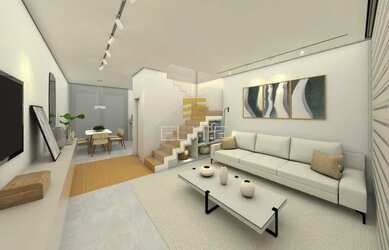 Imagem: A casa possui 2 Dormitórios, 1 Banheiro, 2 Vagas na garagem