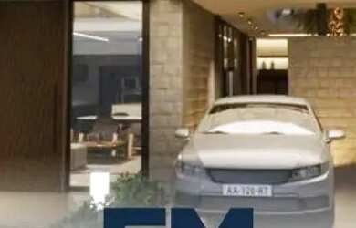 Imagem: A casa possui 4 Dormitórios, 5 Banheiros, 4 Vagas na garagem