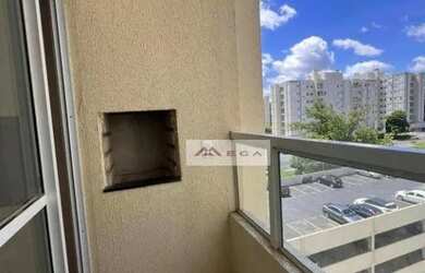 Imagem: O apartamento possui 2 Dormitórios, 2 Banheiros, 1 Vaga na