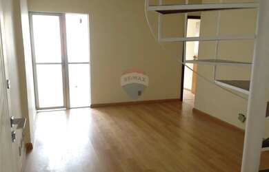 Imagem: O apartamento na cobertura possui 2 Dormitórios, 1 Banheiro