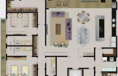 Imagem 7: Apartamento com 5 dormitórios à venda, 252 m² por R$ 2.300.000,00 - Porto das Dunas - Aqui