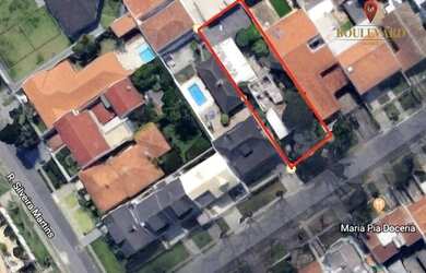 Imagem: O terreno possui 608m² de Área e está localizado em Guabirotuba