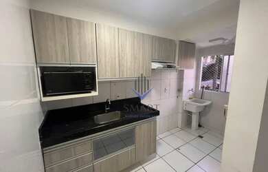 Imagem: O apartamento possui 2 Dormitórios, 1 Banheiro, 1 Vaga na garagem