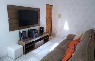 Imagem: O apartamento possui 2 Dormitórios, 1 Banheiro, 1 Vaga na garagem