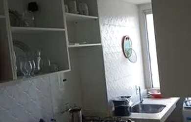 Imagem: O apartamento na cobertura possui 2 Dormitórios, 2 Banheiros