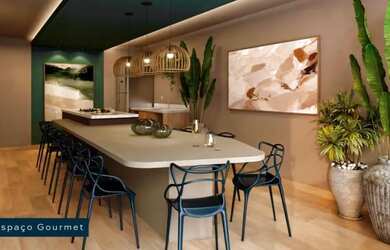 Imagem: O apartamento possui 2 Dormitórios, 1 Banheiro, 1 Vaga na garagem