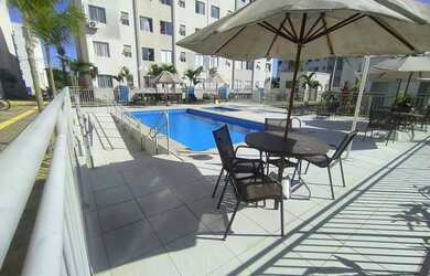 Imagem: O apartamento possui 2 Dormitórios, 1 Banheiro, 1 Vaga na garagem