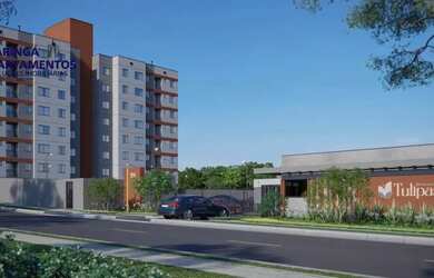 Imagem: O apartamento possui 2 Dormitórios, 1 Banheiro, 1 Vaga na garagem