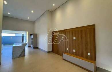 Imagem 2: Casa no condomínio Verana moderna com 3 suítes e área de lazer completa