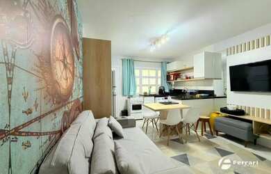 Imagem: O apartamento possui 1 Dormitório, 1 Banheiro, 53m² de Área